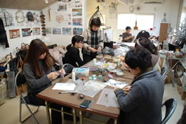 ワイヤークラフトの教室・レッスン・神奈川県・東京都・湘南・茅ヶ崎・ミセスのレッスンレポートです