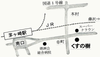 手作り教室くすの樹の地図