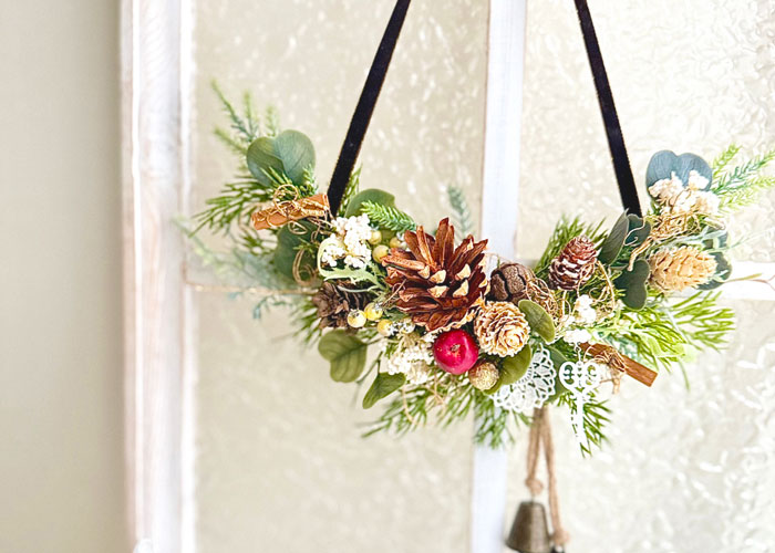 フルールカフェ作品の写真のスライドショー(ガラスベースに映える癒やしのサマーブーケ)